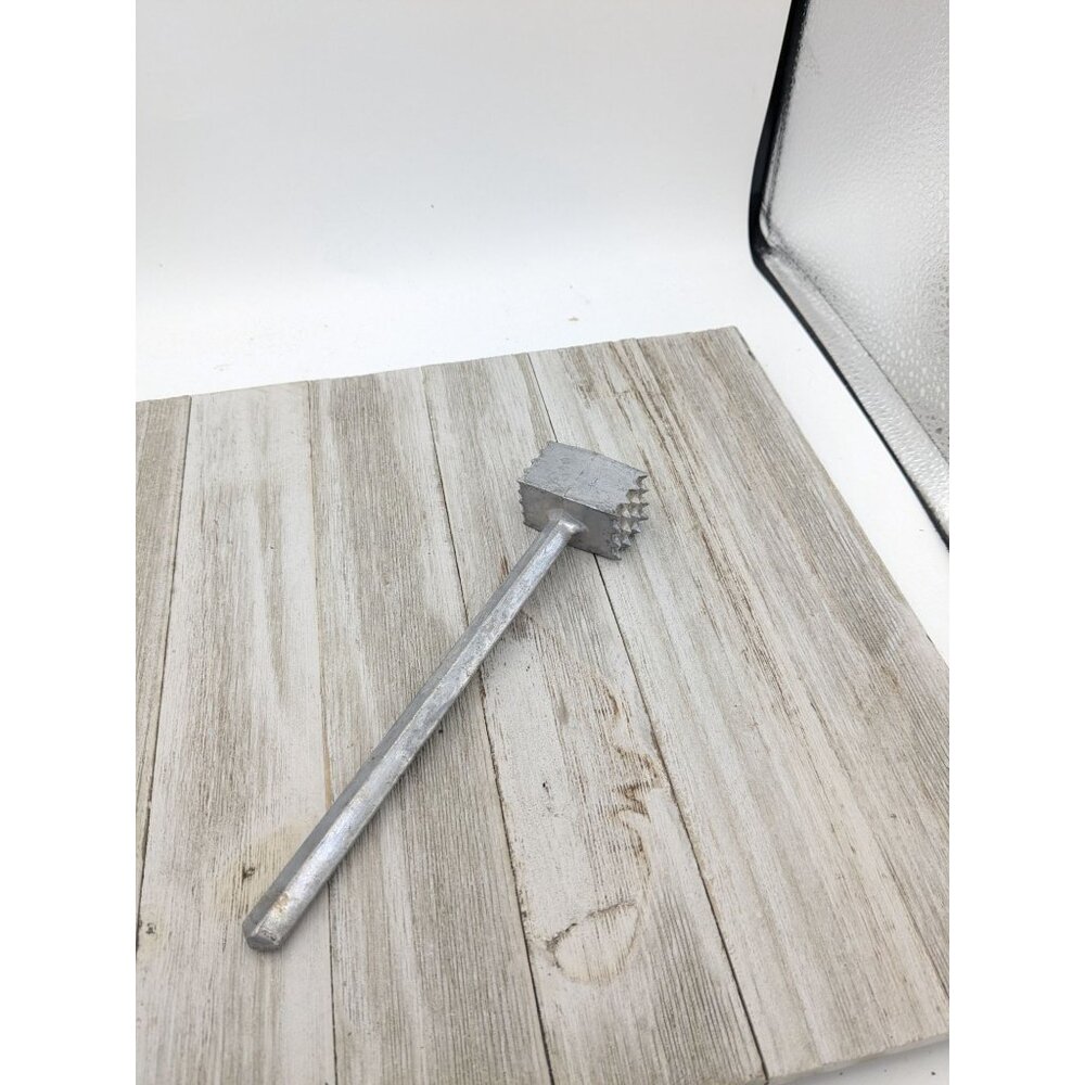 Aluminum Meat Tenderizer #3 Double Head Vintage 8"  Taiwan